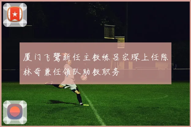 厦门飞鹭新任主教练吕宏琛上任陈林奇兼任领队助教职务